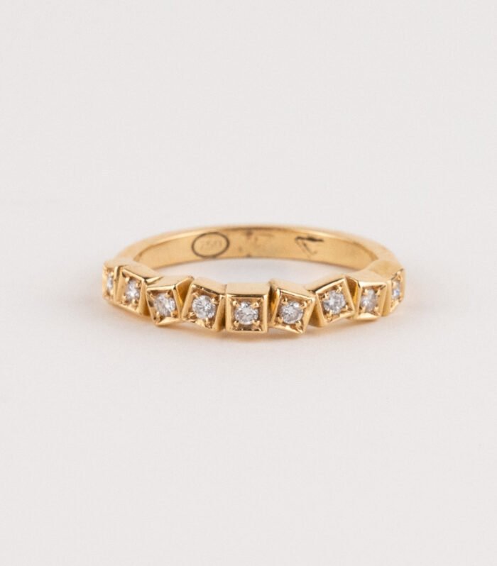 Sortija "Indo" Cuadrados