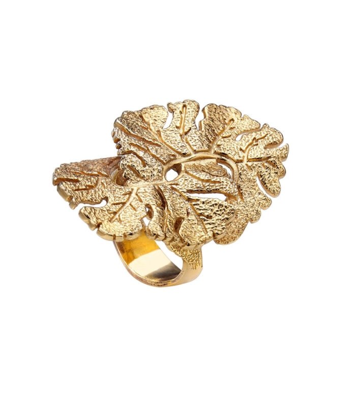 Anillo Hoja Cruzada Exquse
