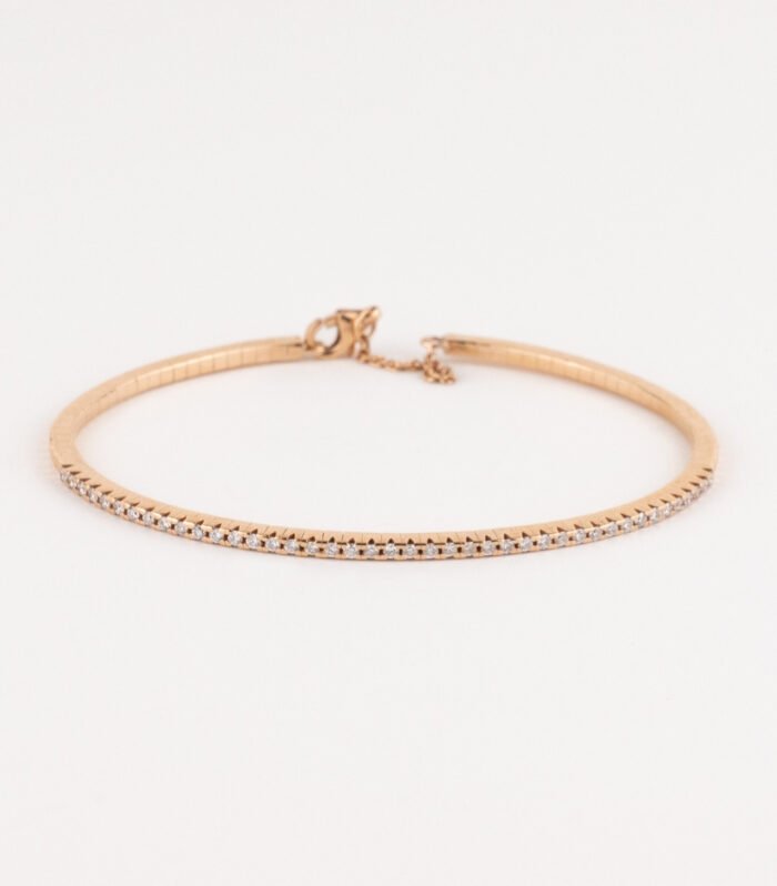 Pulsera "Rivière" Rígida