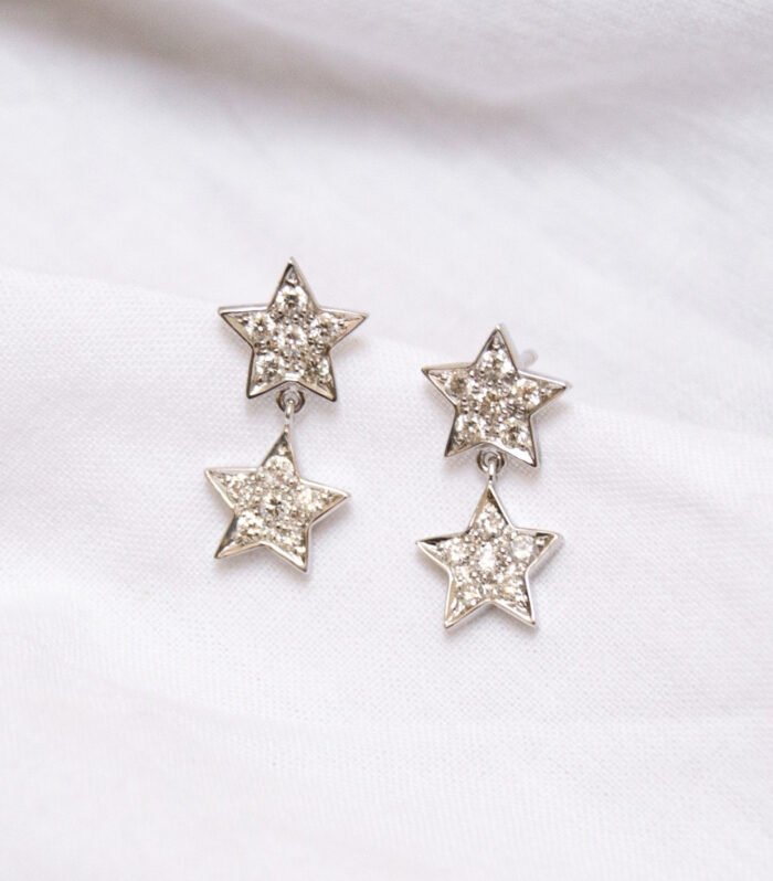 Pendientes Doble Estrella