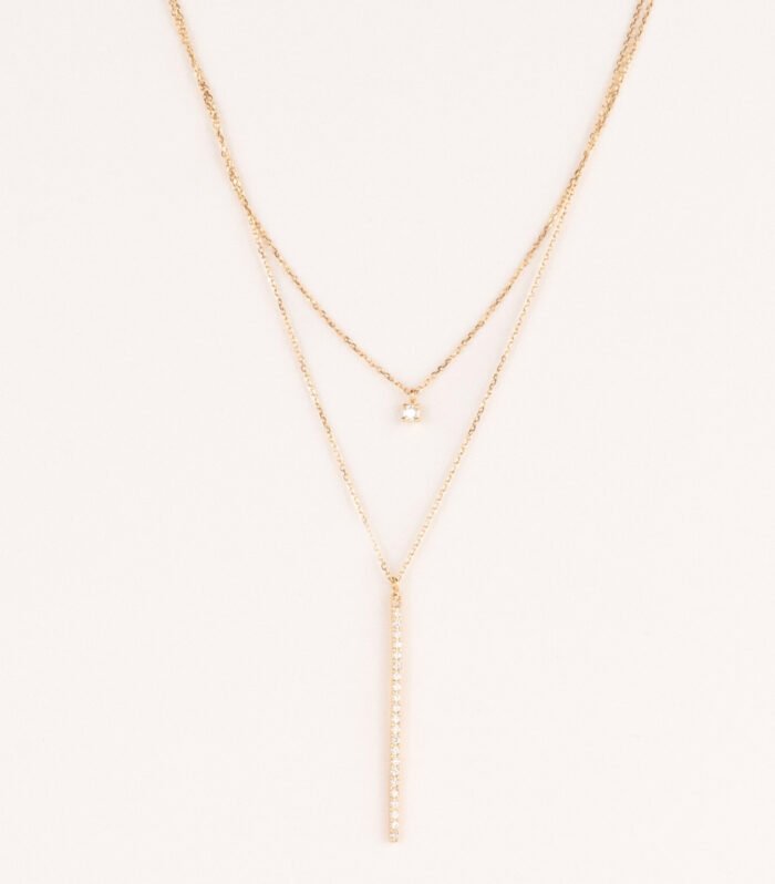 Gargantilla Doble Brillantes