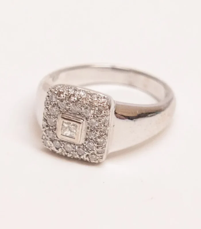 Sortija Sello Cuadrado