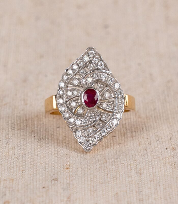 Sortija Lanzadera Rubí