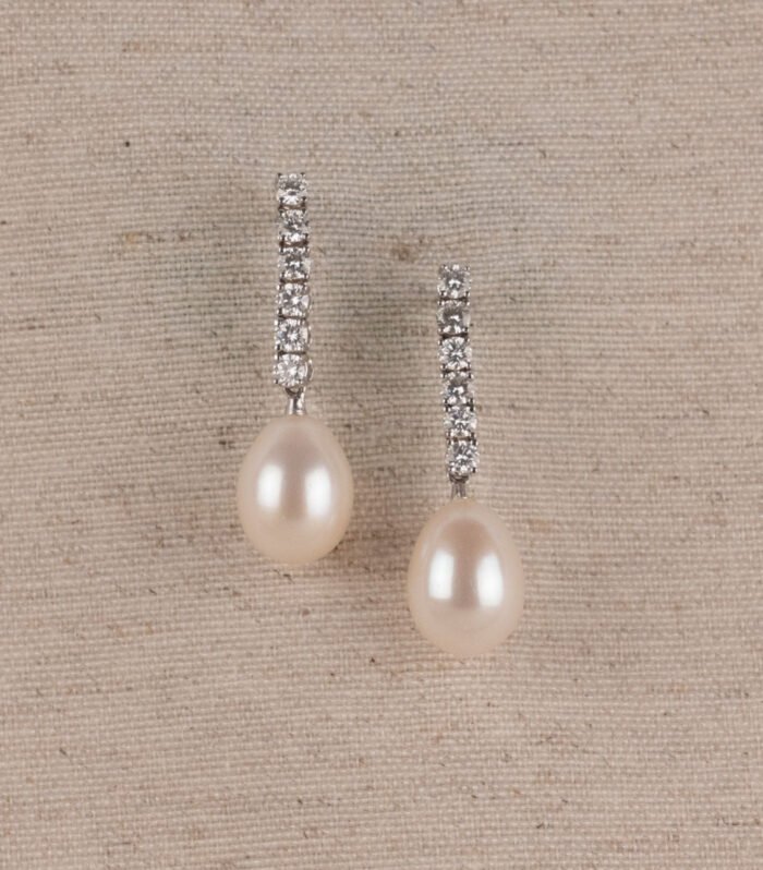 Pendientes "Bridal" Perla
