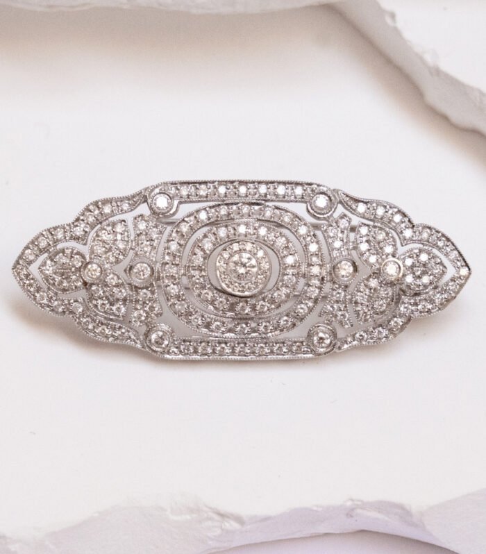 Broche "Imperial" Orla y Diamantes