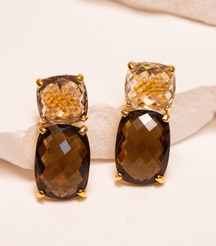 Pendientes "Matisse" Cuarzo