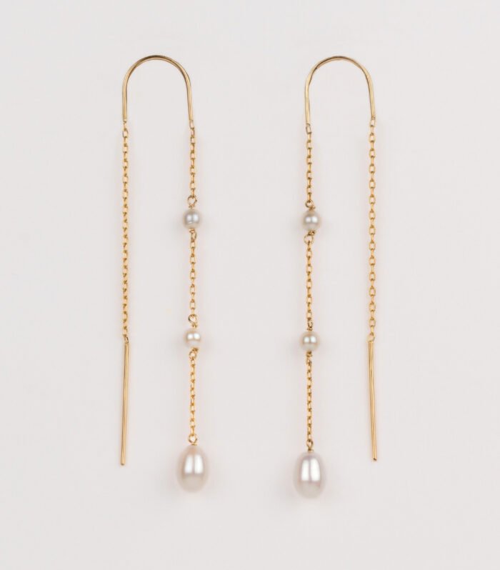 Pendientes Largos Perlas