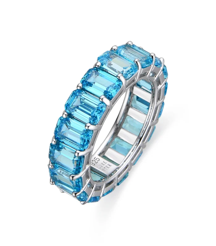 Anillos Topacios Azules Luxenter