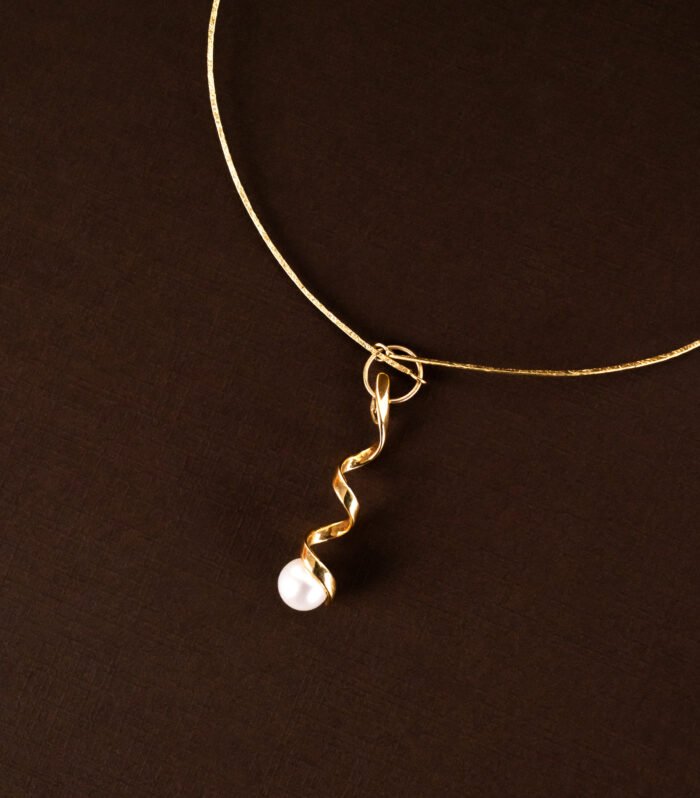 Gargantilla Espiral Perla